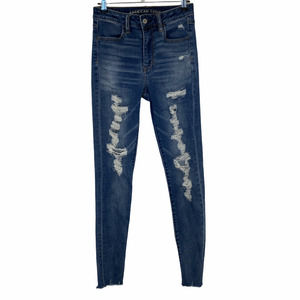 American Eagle Super Hi-Rise Distressed Jegging 2R
